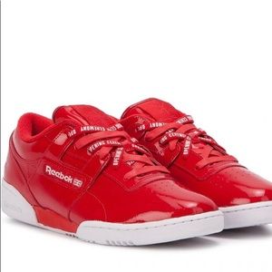 Opening Ceremony x Reebok Red Leather Sneakers